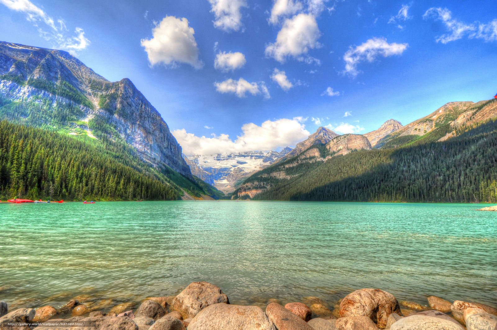 Download wallpaper Lake Louise Alberta Canada free desktop wallpaper