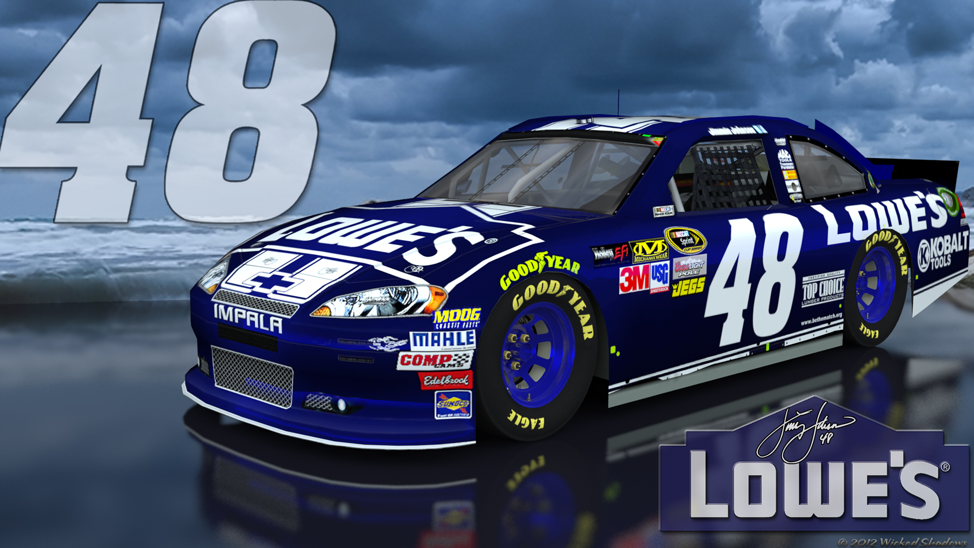 Jimmie Johnson Lowes Brighter Outdoor Wallpaper