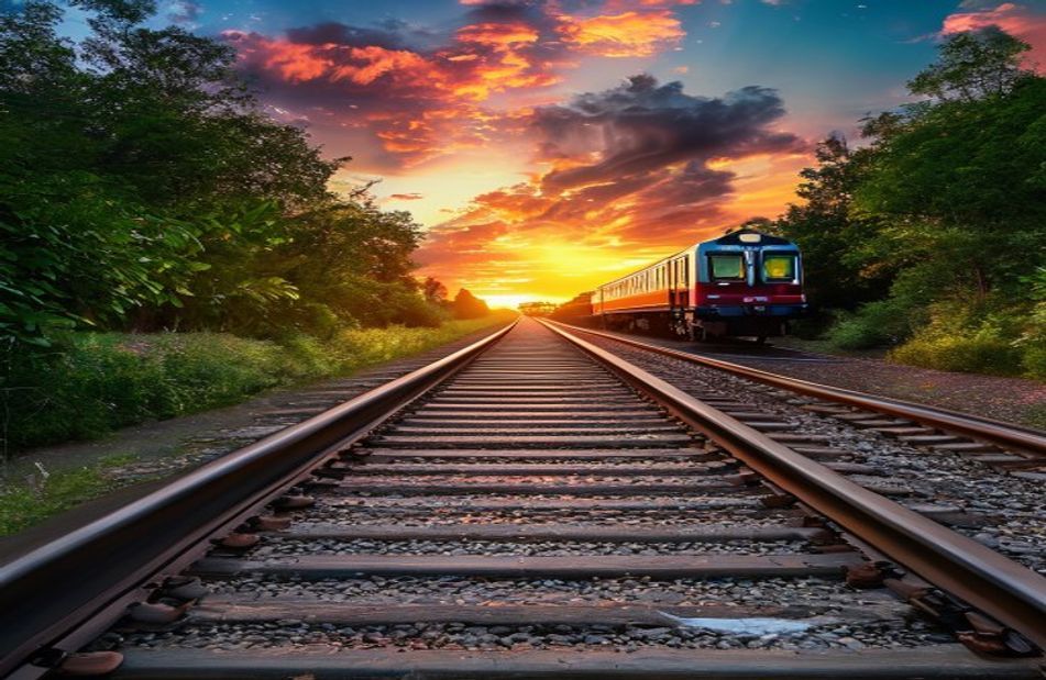 HD Train Tracks Wallpaper