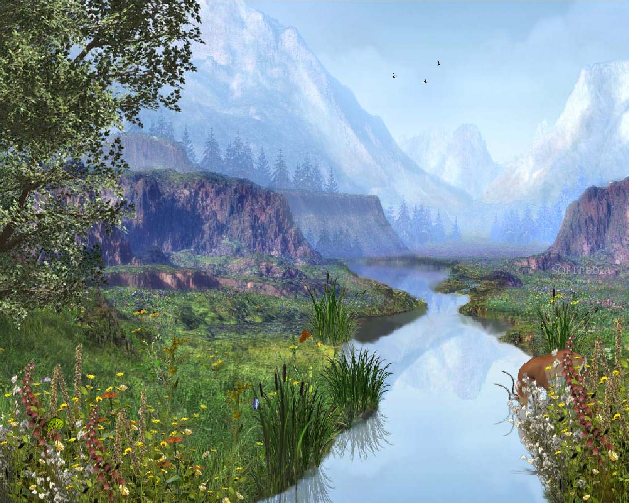 Mountain River Animated Wallpaper This Is The Image That