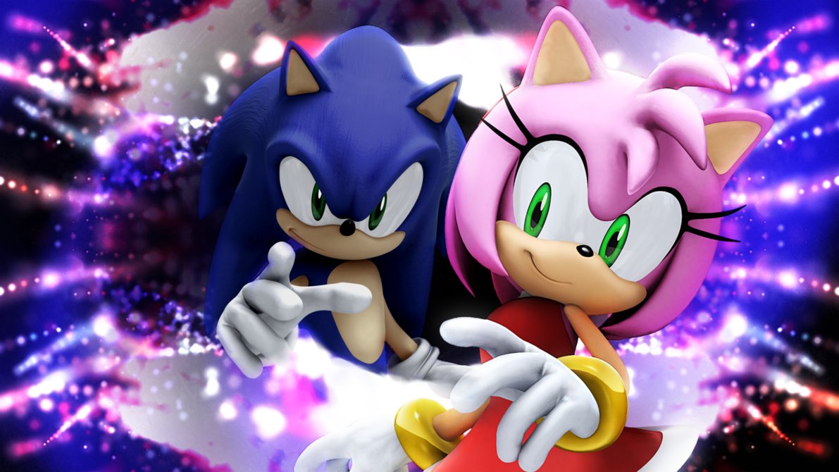 Amy And Sonic By Light Rock