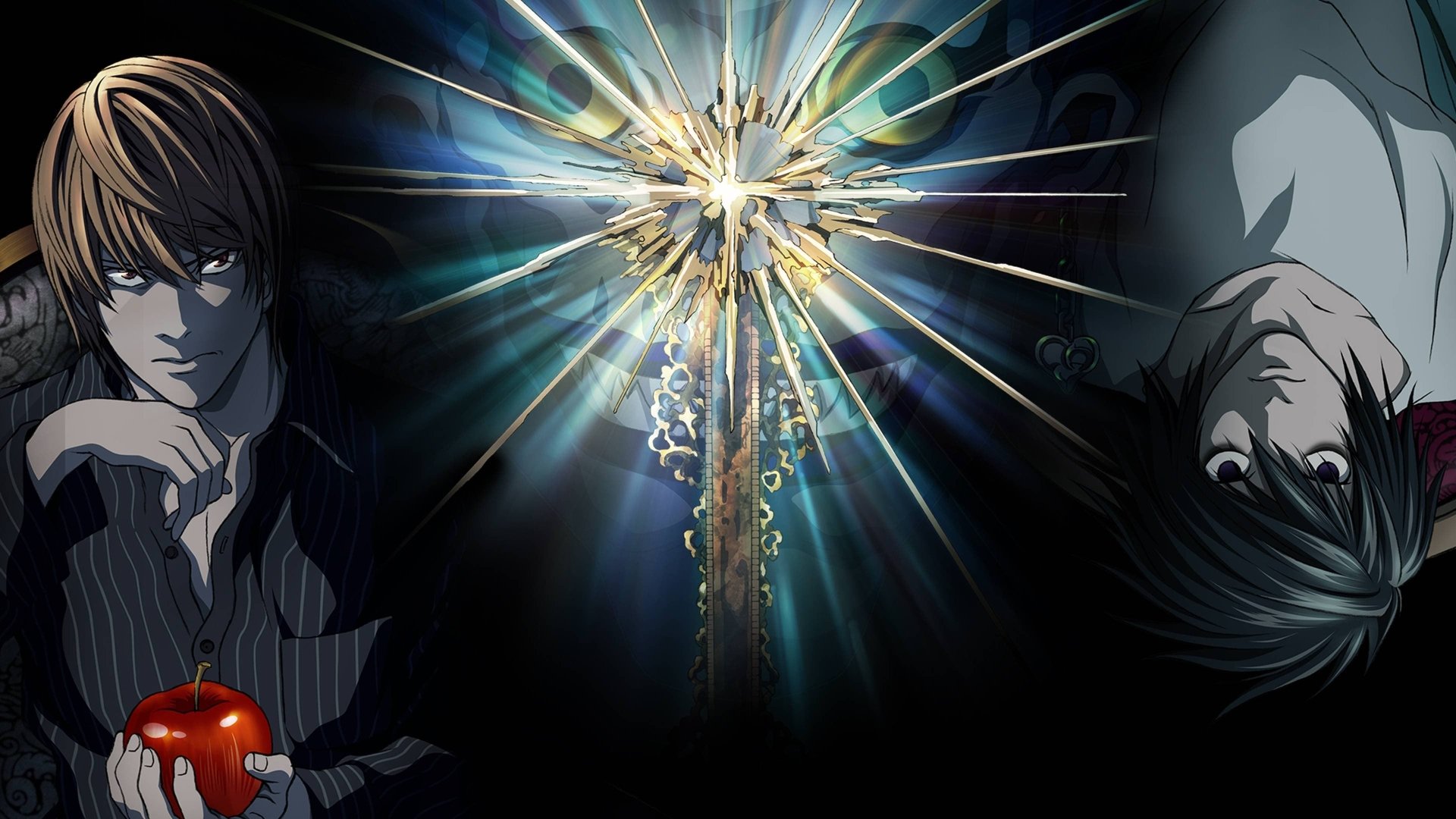 L Ryuk Light Yagami Anime Death Note Wallpaper