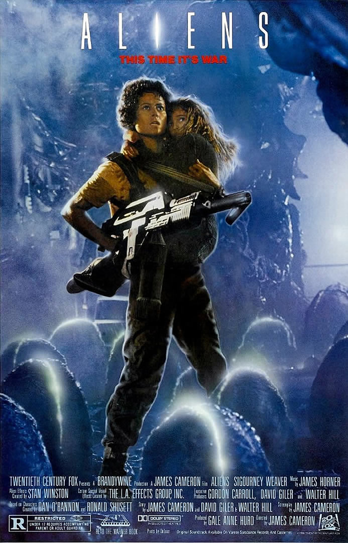 Aliens Classic Movie Posters Wallpaper Image