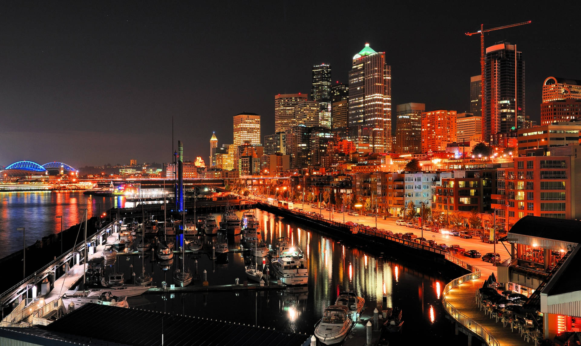 Seattle 4k City Lights Wallpaper