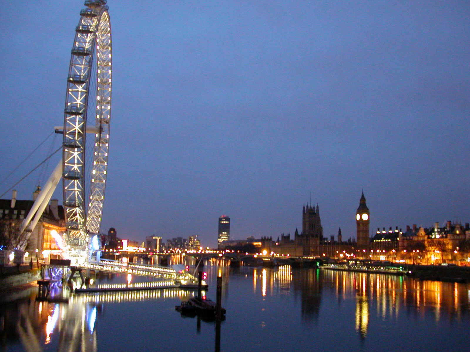 England London Eye Scenery Map Wallpaper