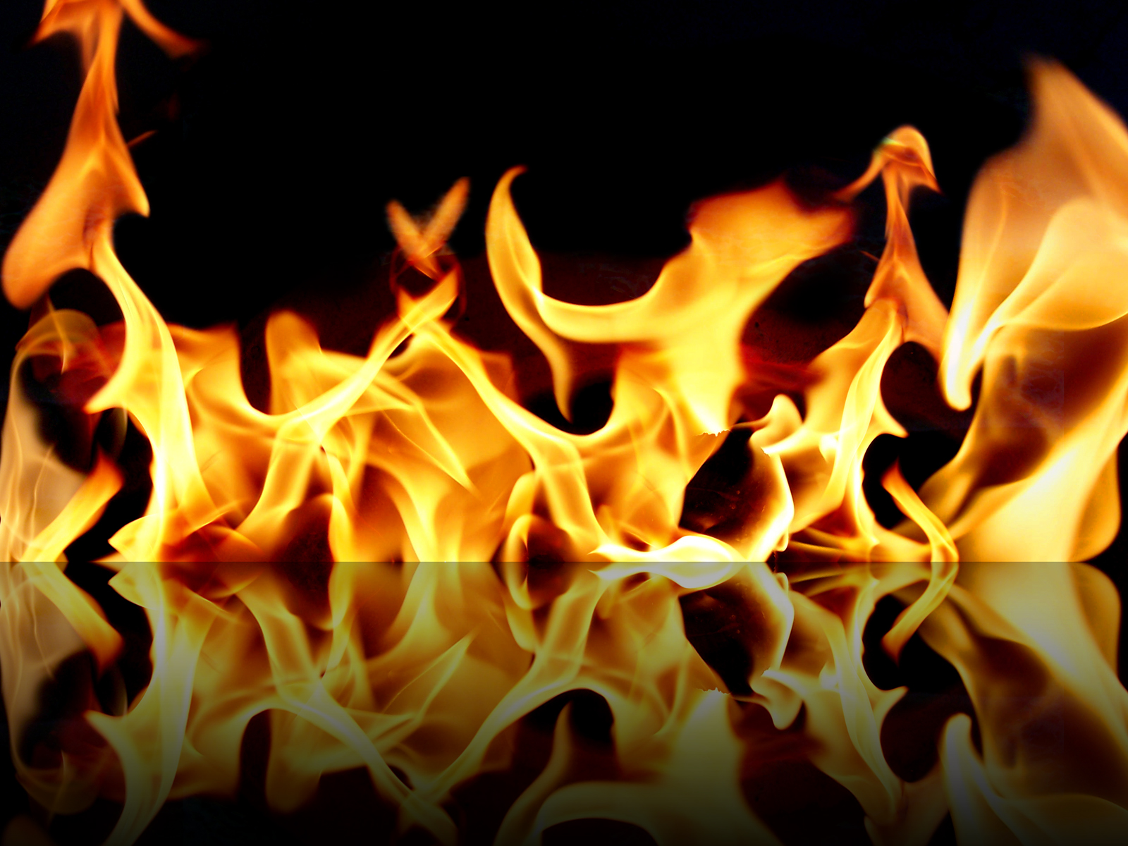 Desert State Fire Wallpaper