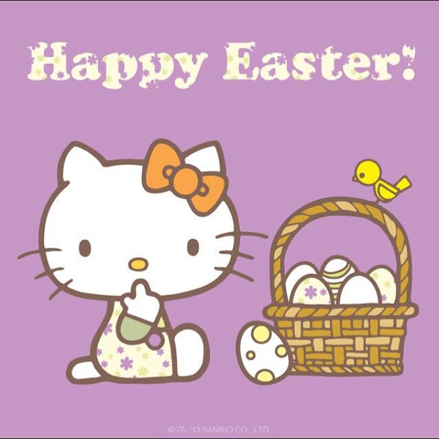 Cute Hello Kitty Quotes Happy Easter Quote