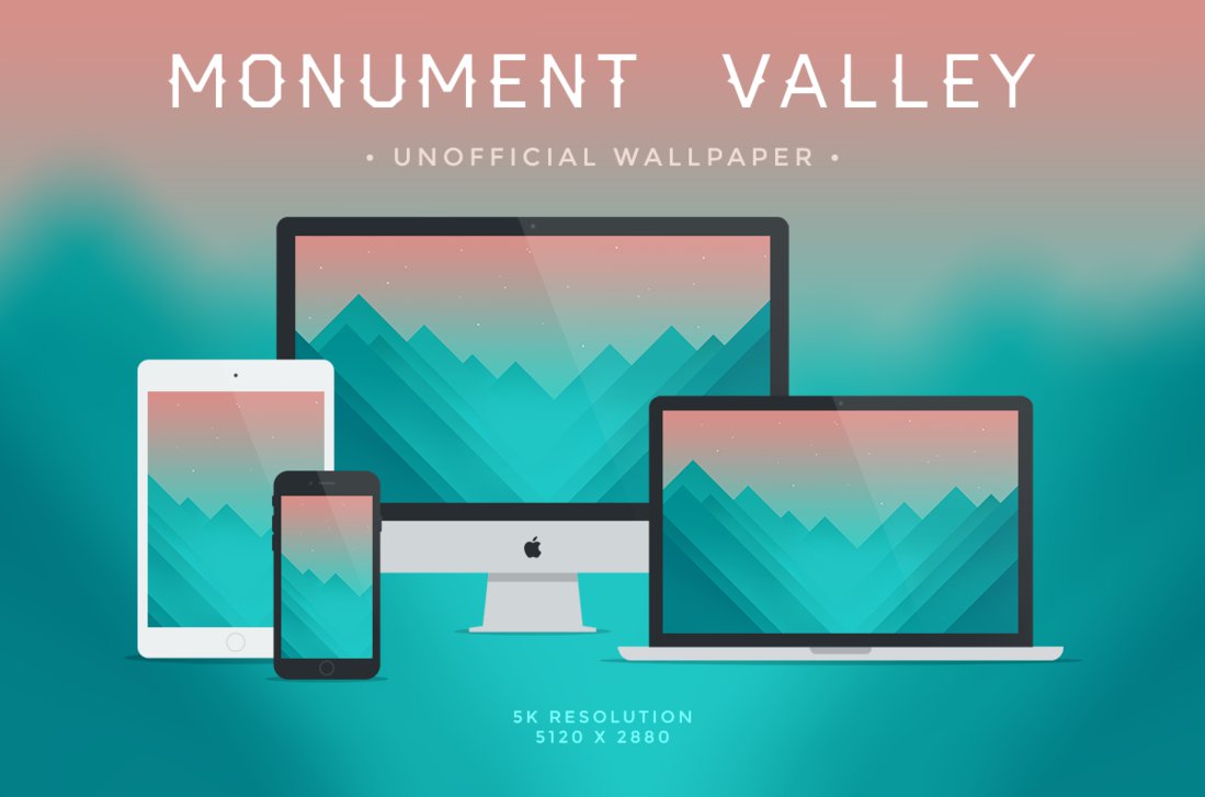 Monument Valley Unofficial Wallpaper 5k By Dpcdpc11