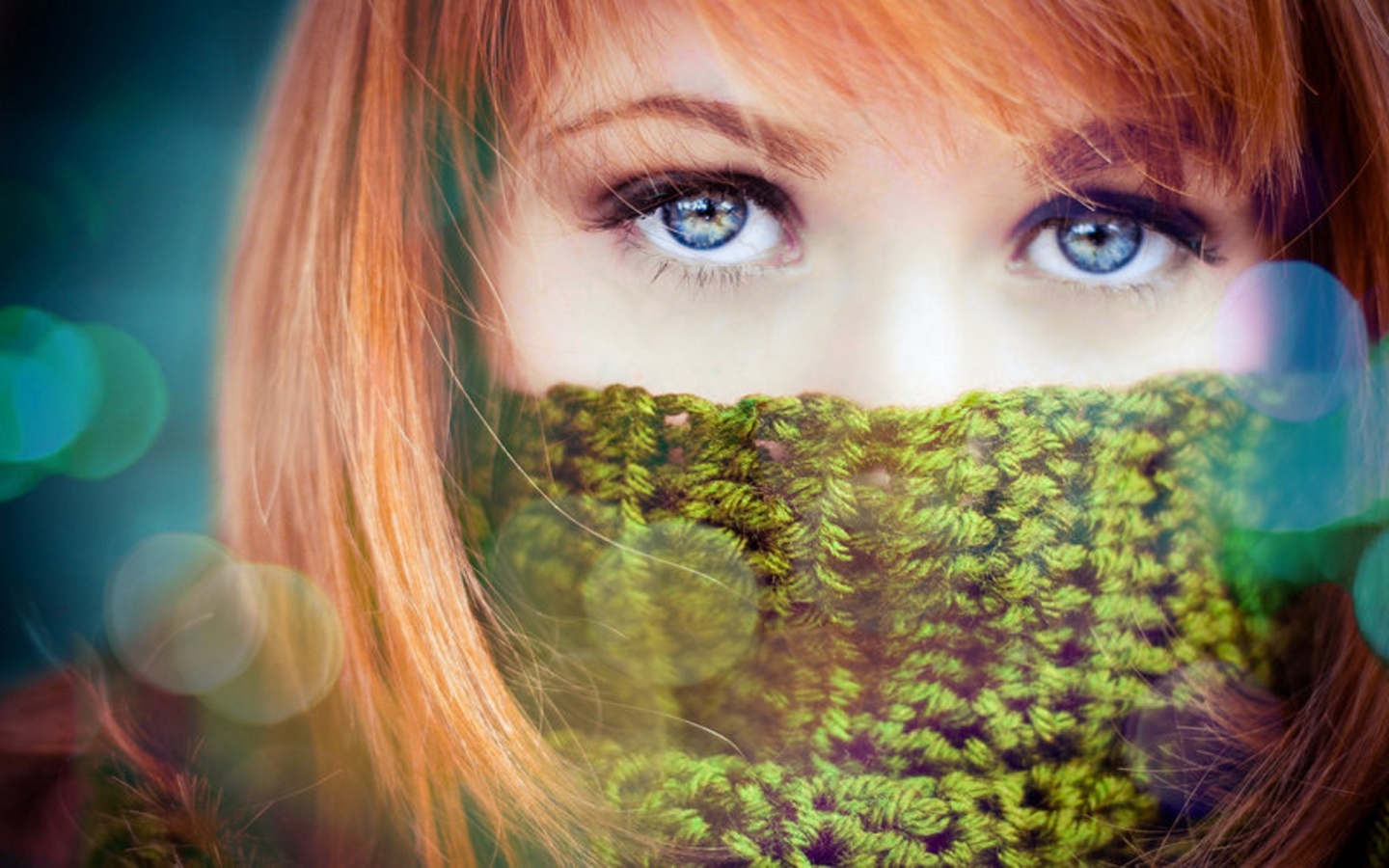 Beautiful Redhead With Blue Eyes Desktop Pc And Mac Wallpaper