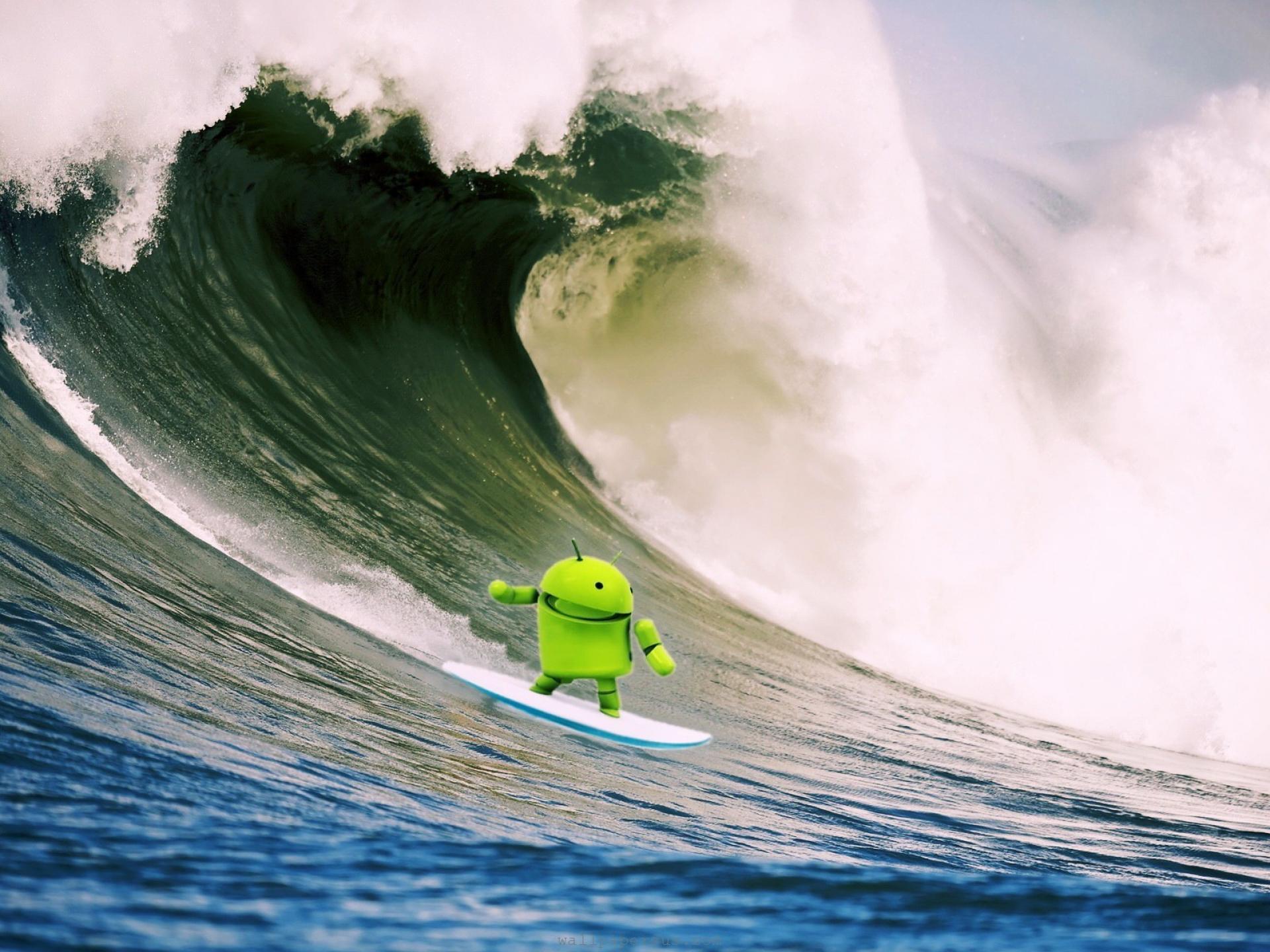 Surfing Puter Wallpaper Sea Waves Android