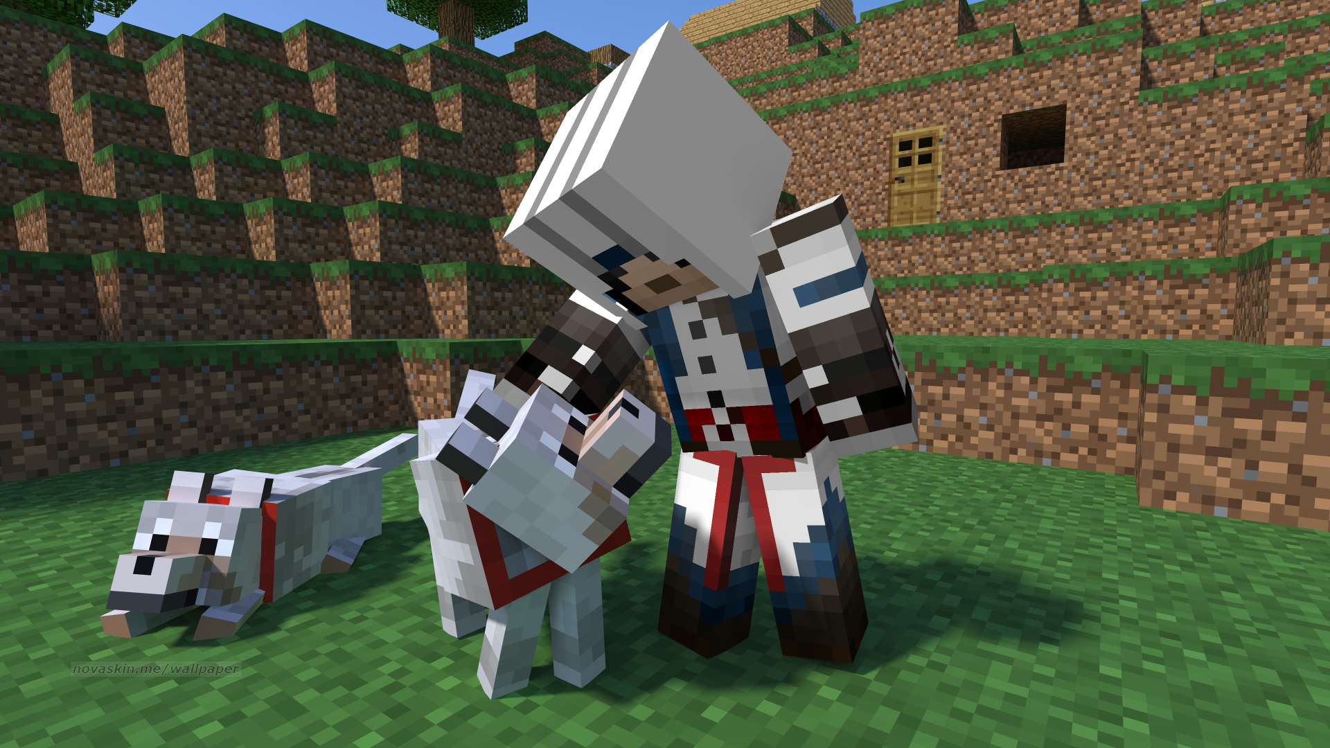 Nova Skins, minecraft player HD wallpaper