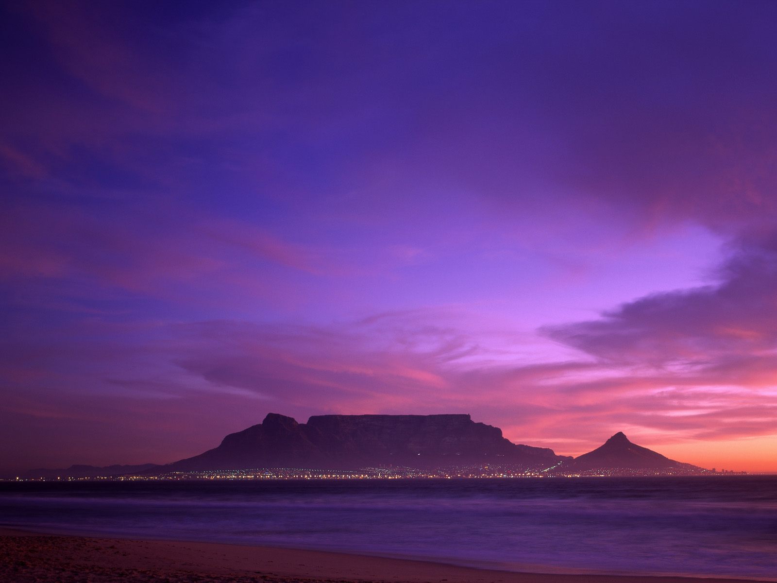 Table Mountain South Africa Photography Desktop Wallpaper