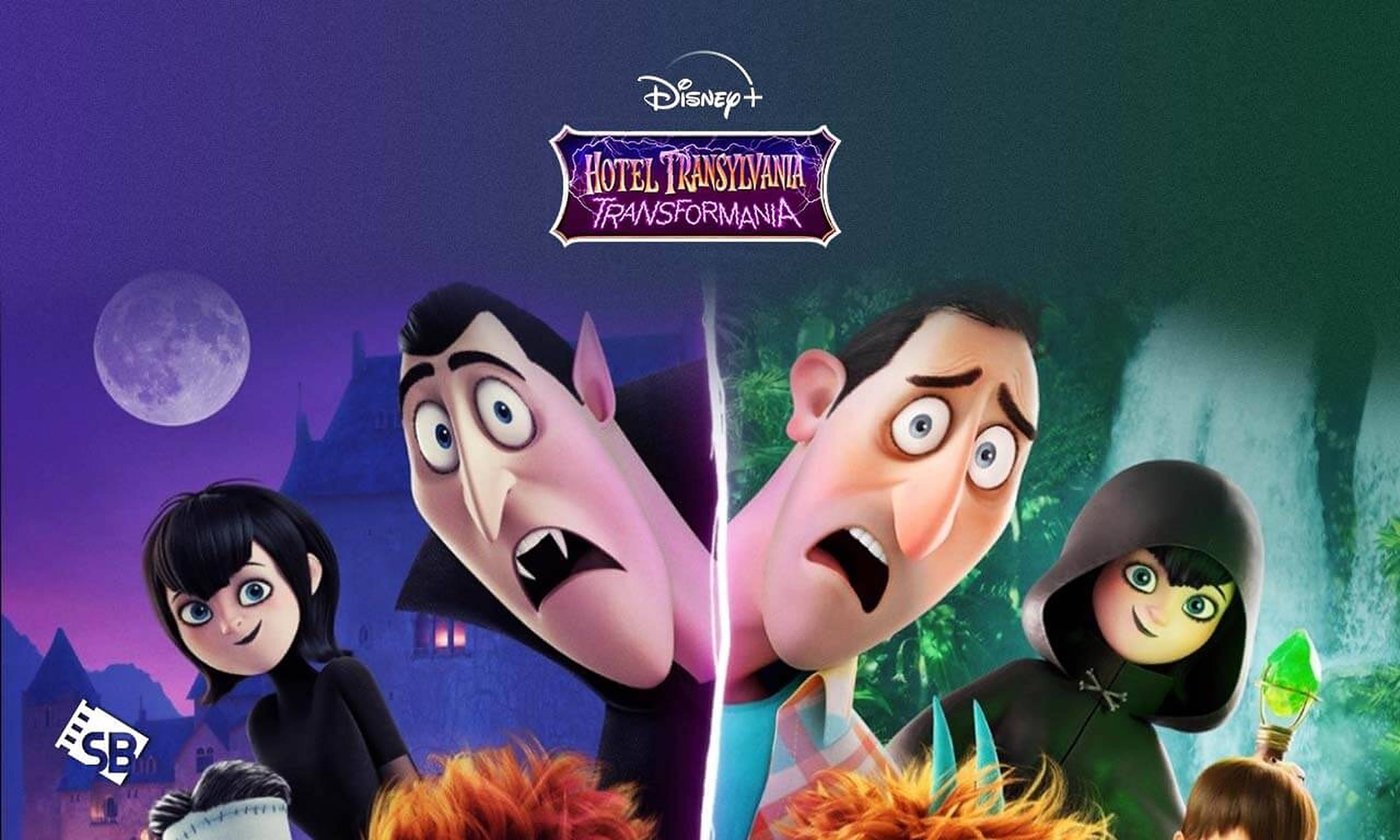 En Hotel Transylvania Transformania Mavis Und Dracula Wallpaper