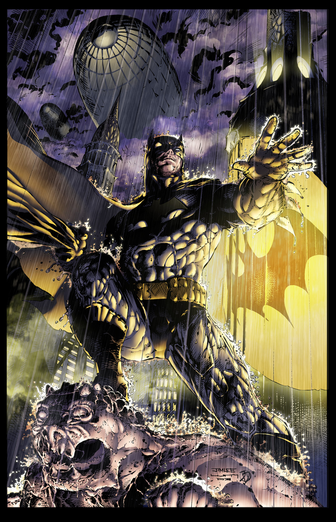 Jim Lee Batman Colors By Bdstevens