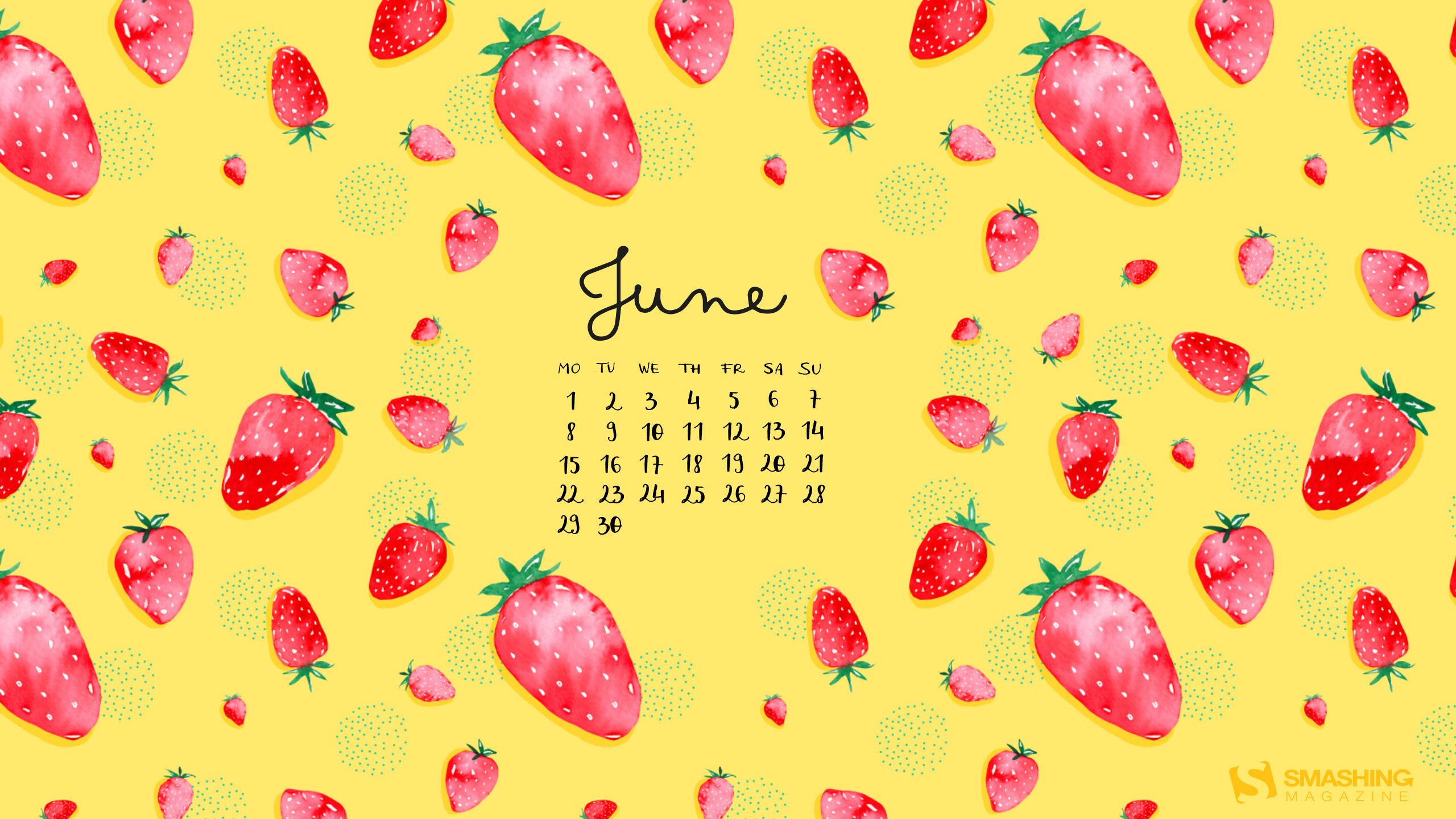 Desktop Wallpaper Calendars June Favorite