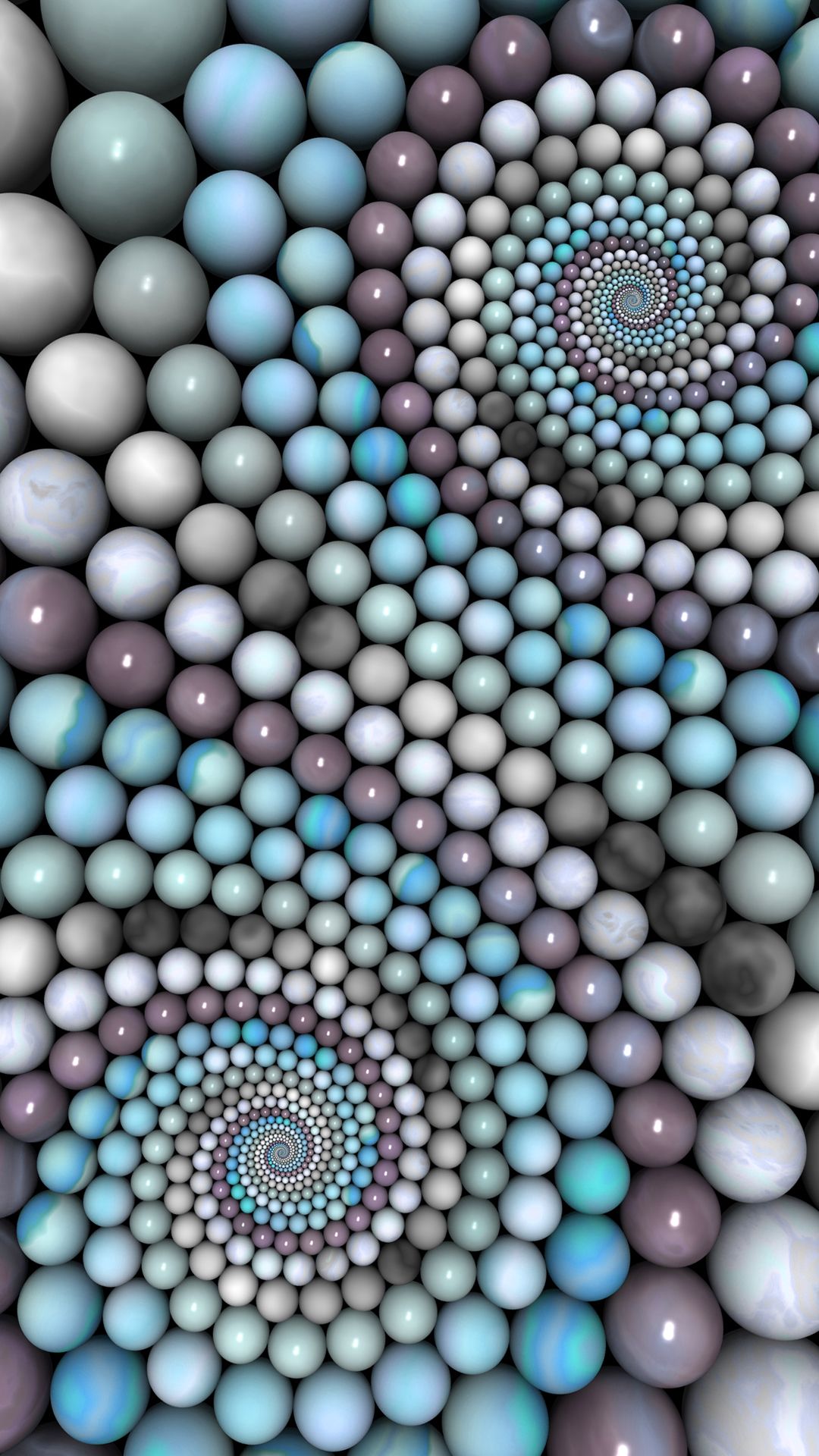 Marble Balls iPhone Wallpaper On