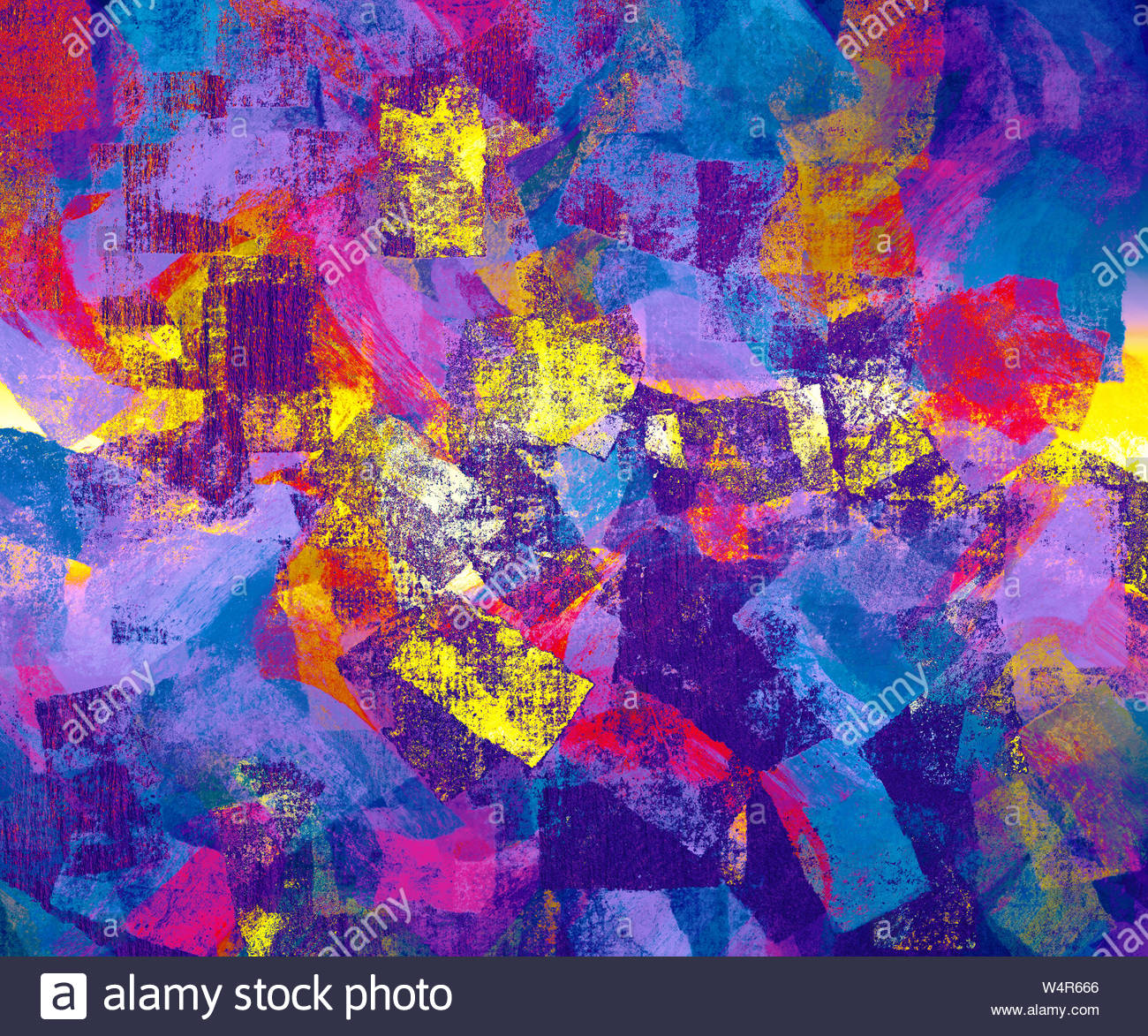 Abstract Printed Background Grunge Brush Strokes Artwork