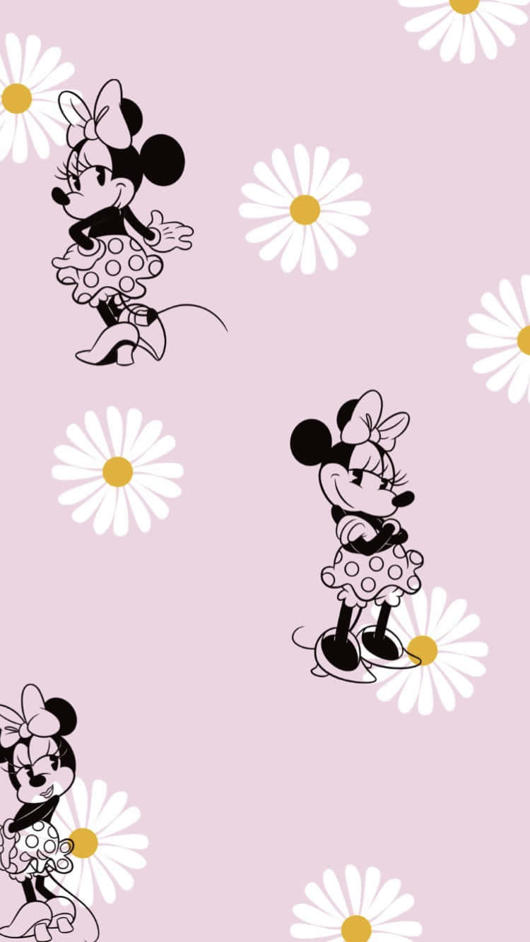 Minnie Mouse Pink Wallpaper