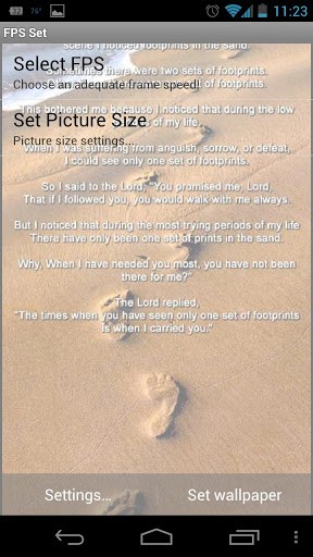  tough times download this foot prints in the sand poem live wallpaper