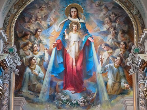 Virgin Mother Mary With Baby Jesus Pictures Downlaod