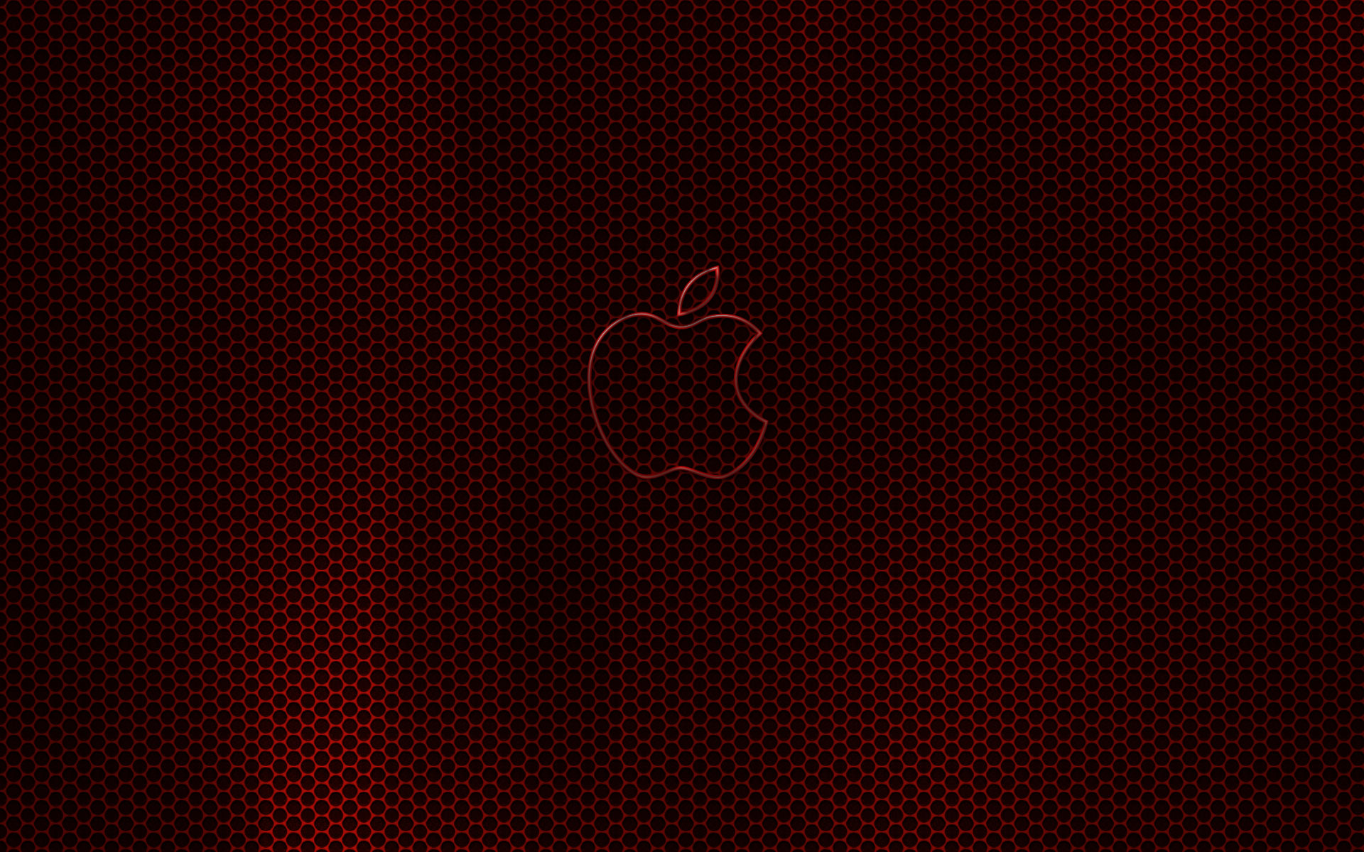 Apple Dark Red Glow Wallpapers HD Wallpapers