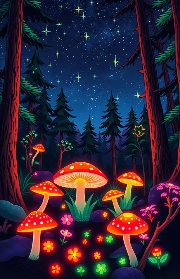 Glow In The Dark Wallpaper