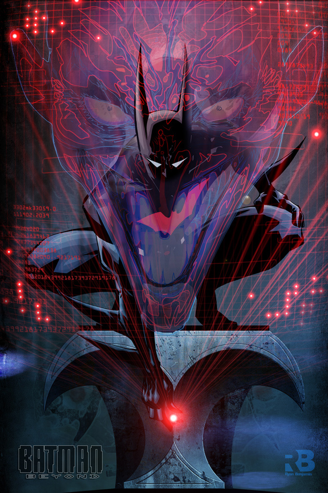 Batman Beyond I4 Cartoons Background For Your iPhone