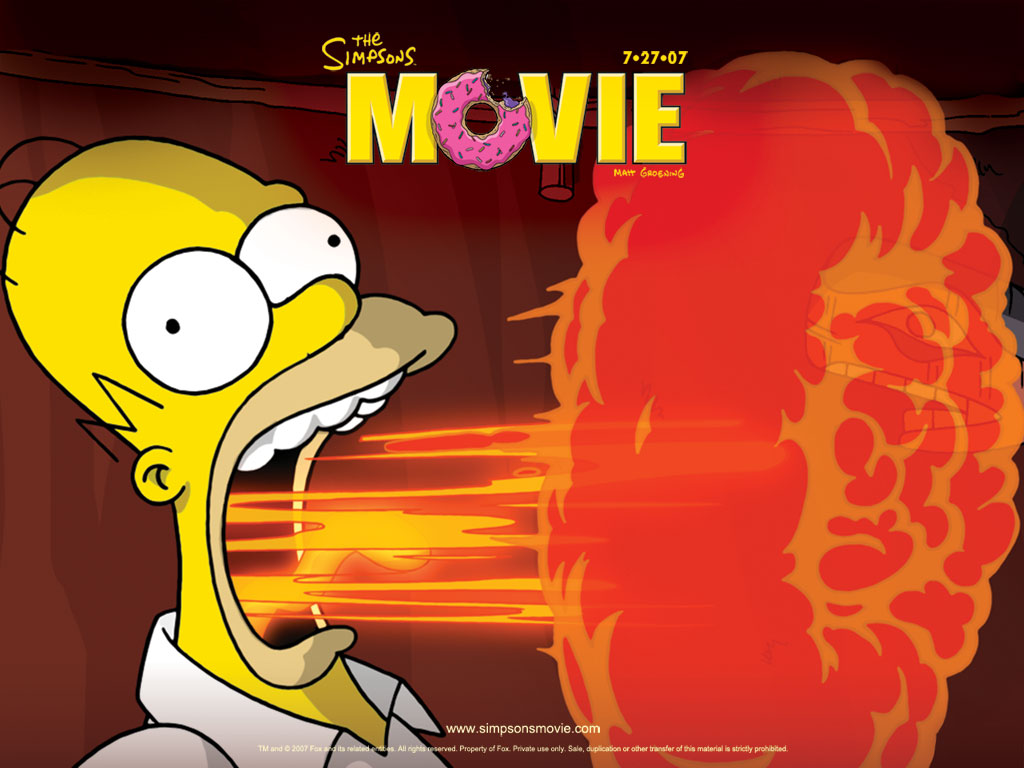 Simpsons Movie   The Simpsons Movie Wallpaper 106223 1024x768