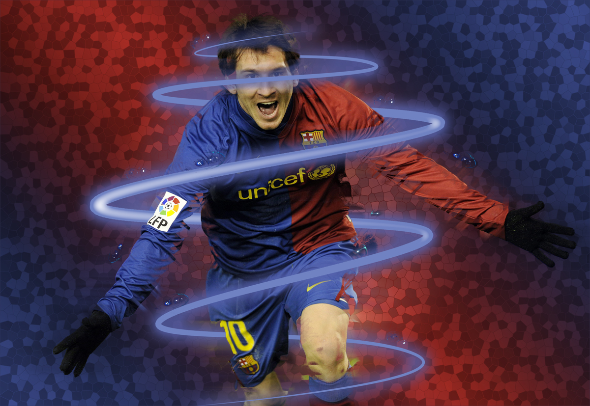 Wallpaper HD Cool Bazar Lionel Messi Celebrating A Soccer