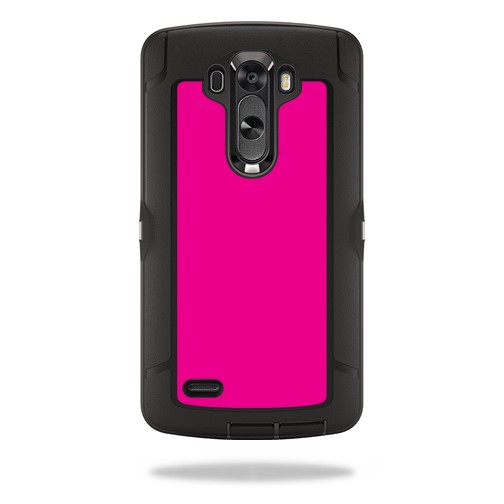 Otterbox Defender Lg G3 Case Cover Wrap Sticker Skins Glossy Hot Pink