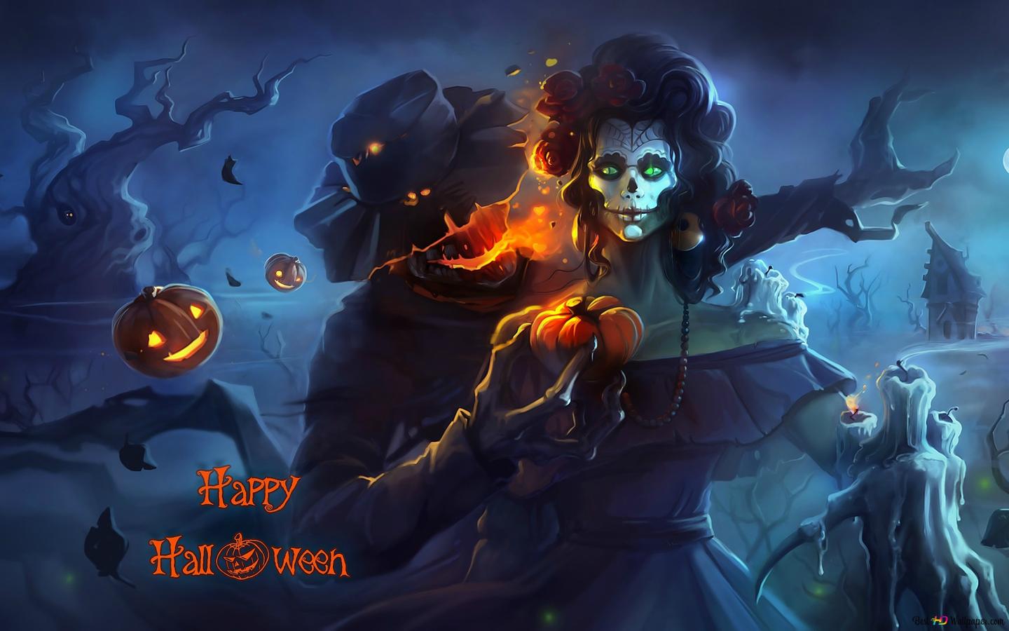 Spooky Halloween HD Wallpaper