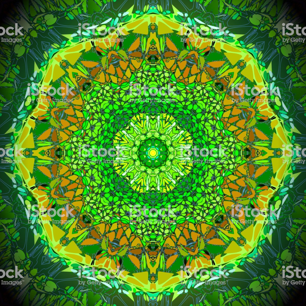 Abstract Multicolor Kaleidoscope Texture Background Stock