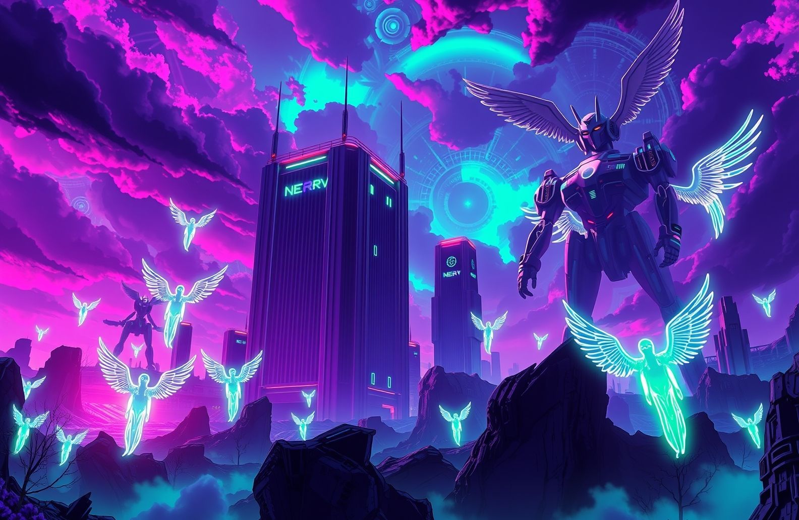 Evangelion Nerv Wallpaper