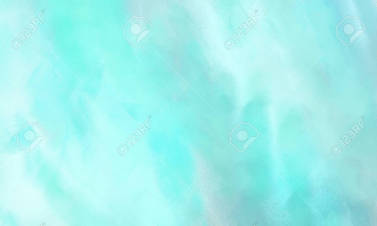 Grunge Background With Pale Turquoise Aqua Marine And Light