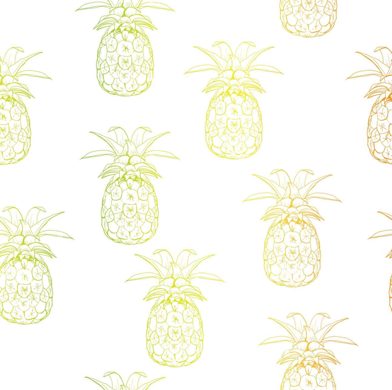 Cute Pineapple Wallpaper