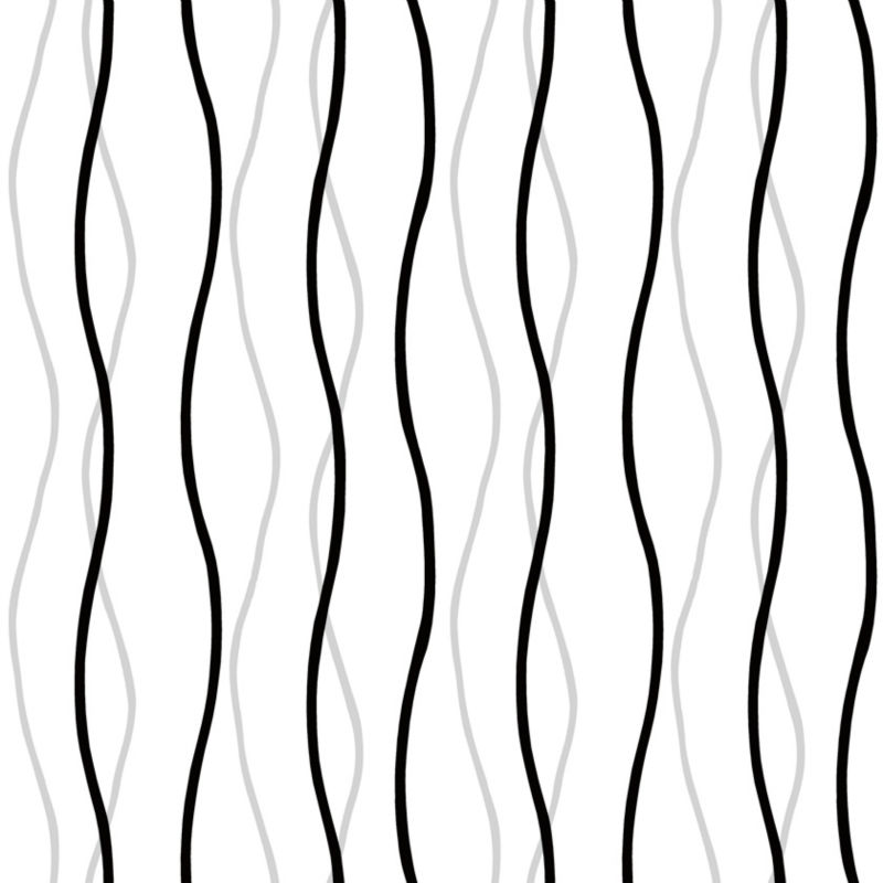 Wallpaper Black And White Removable For