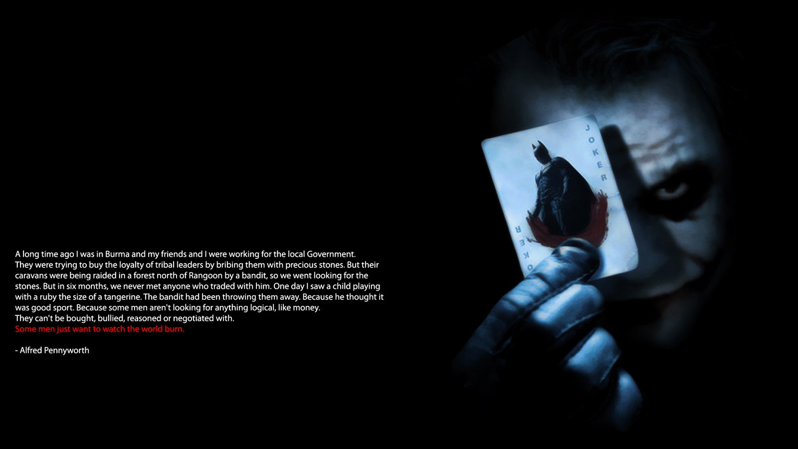 The Dark Knight Joker Quotes