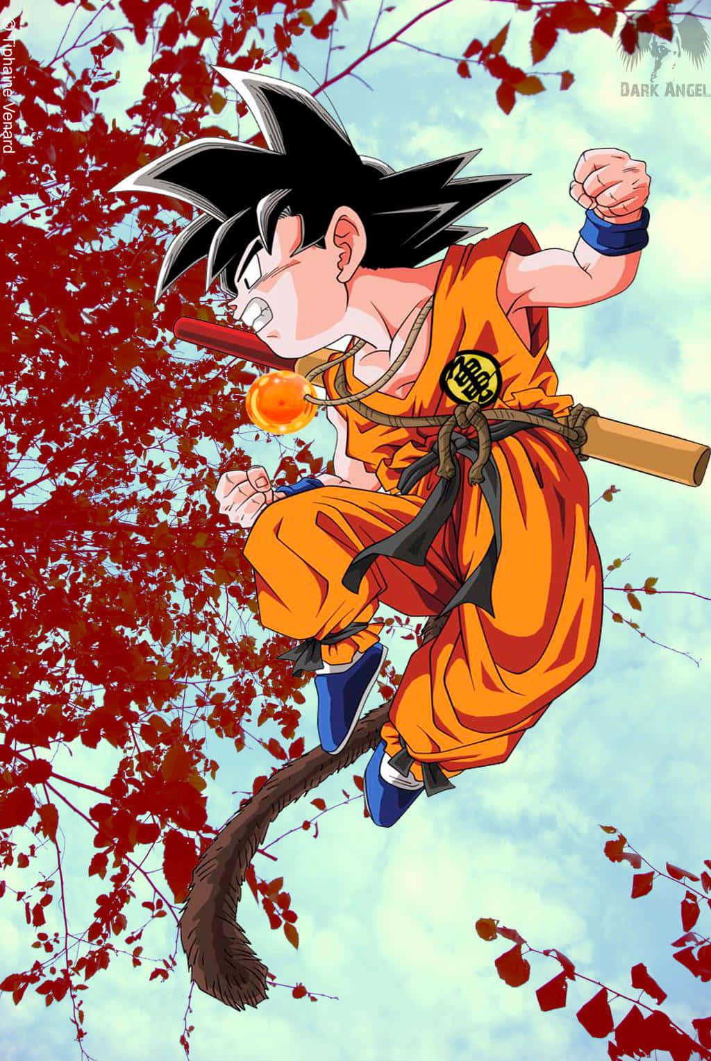 Download A youthful Goku ready to take on new adventures