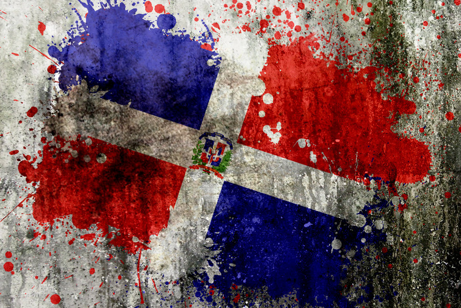 Premium Photo  Flag of dominican republic as the background