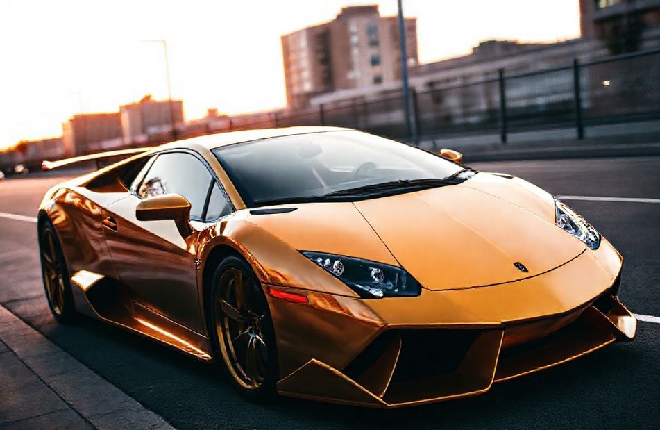 Gold Lamborghini Wallpaper