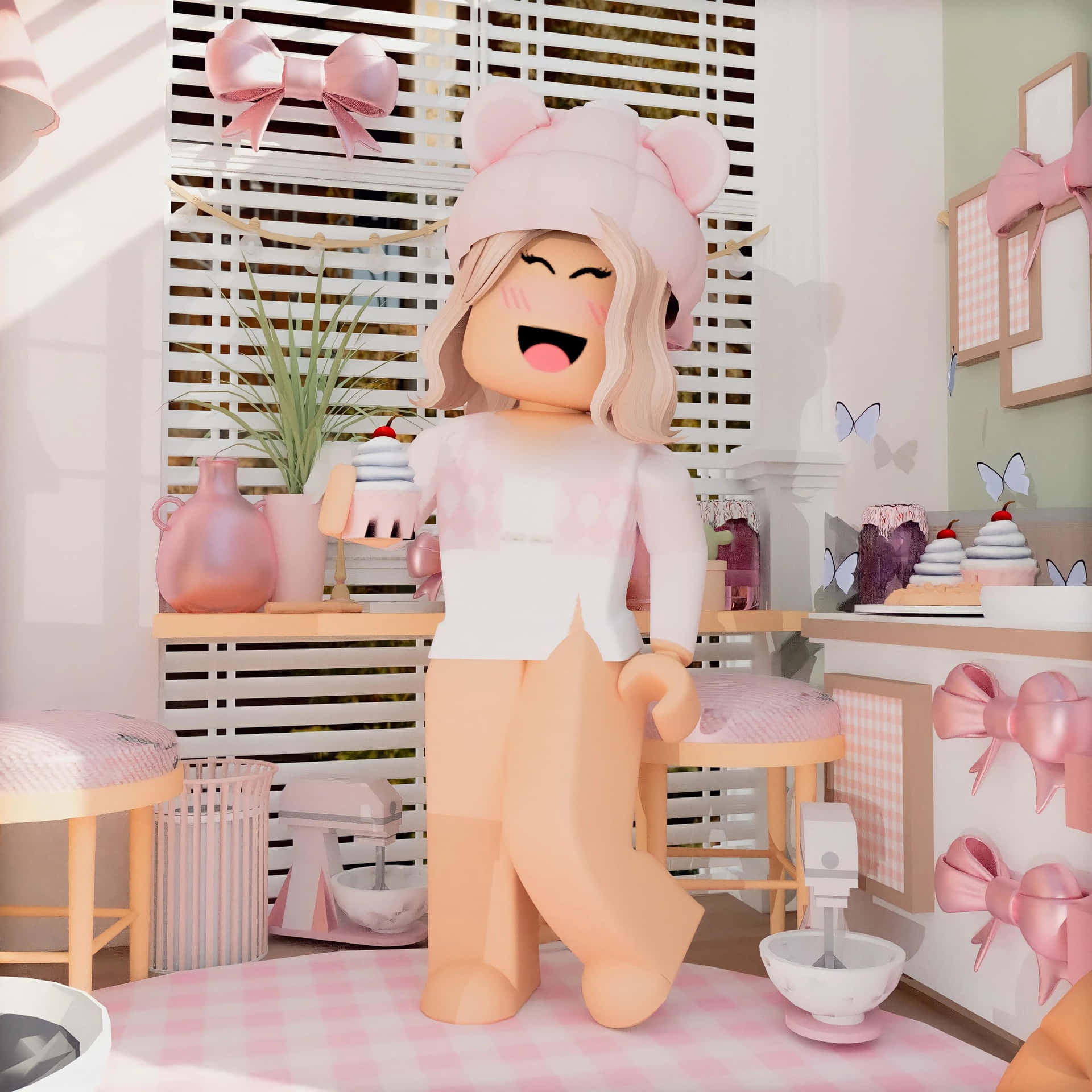 Aesthetic Roblox Girl Picture Wallpaper