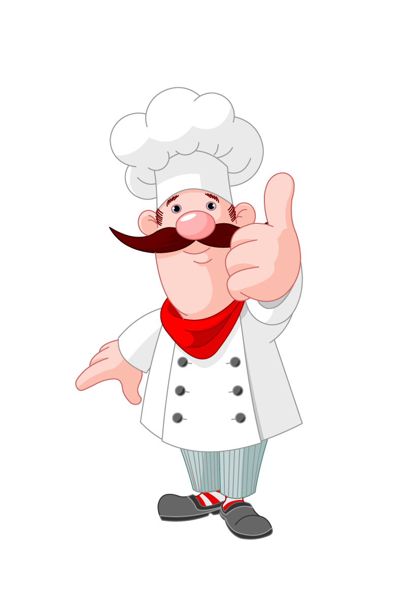 Fat Chef Cartoon