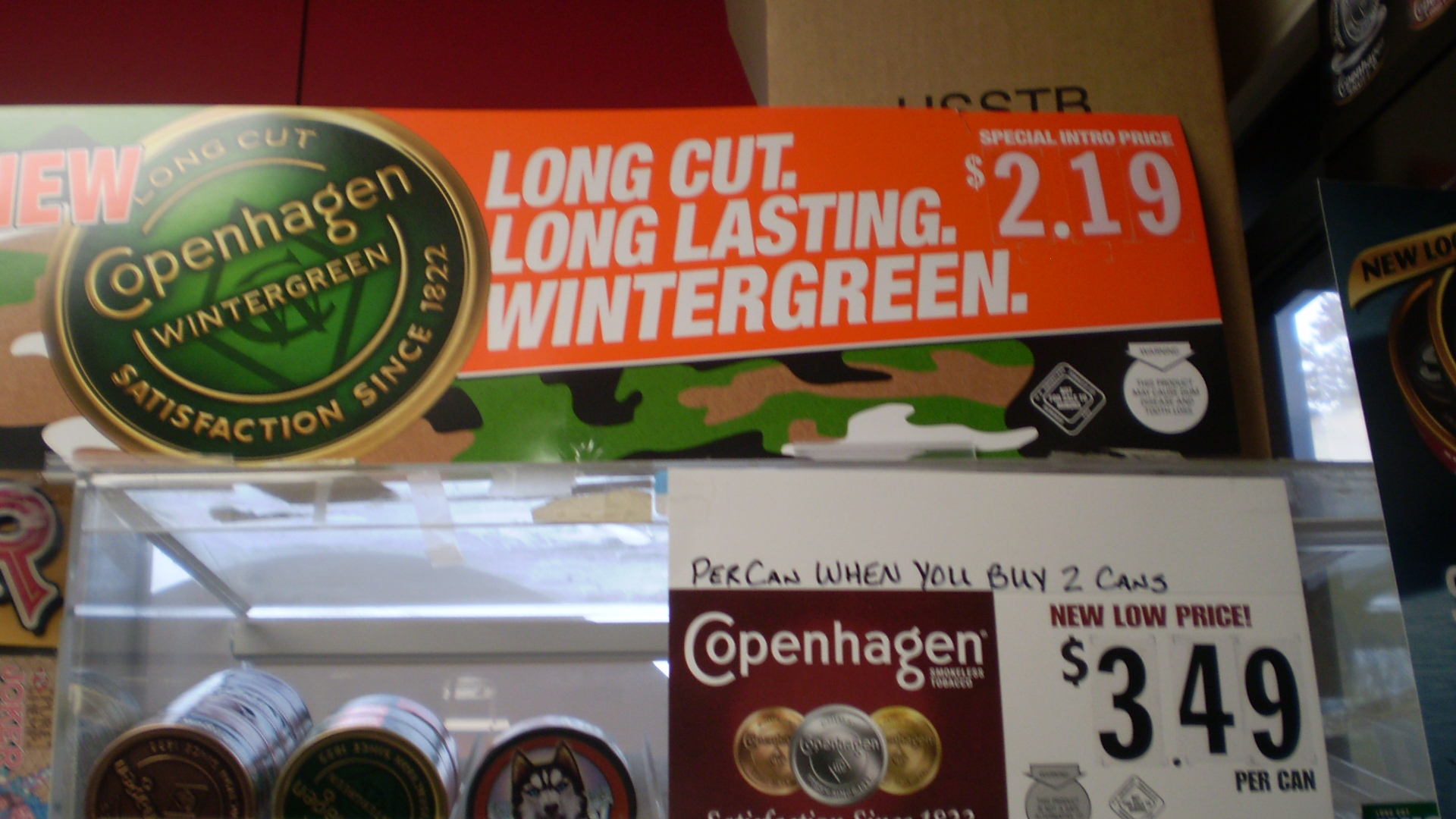 Store Update   Copenhagen Long Cut Wintergreen another new Marlboro