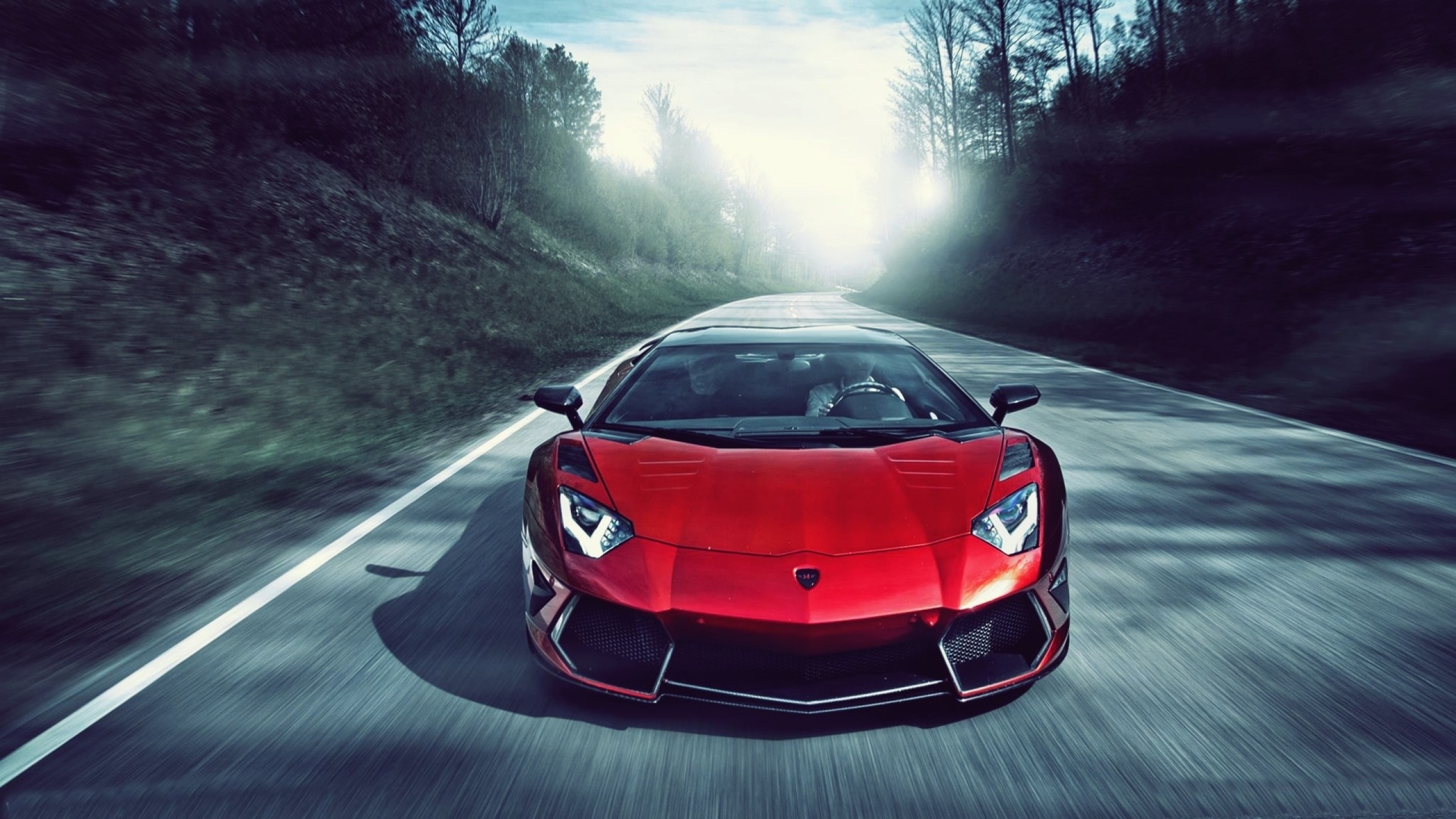 Lamborghini Italian Car On HD Wallpaper Background For