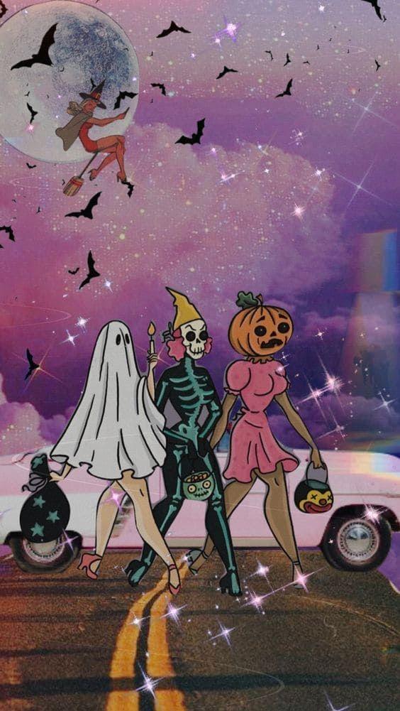 Cute Halloween Wallpaper To Embrace The Spooky Vibes In