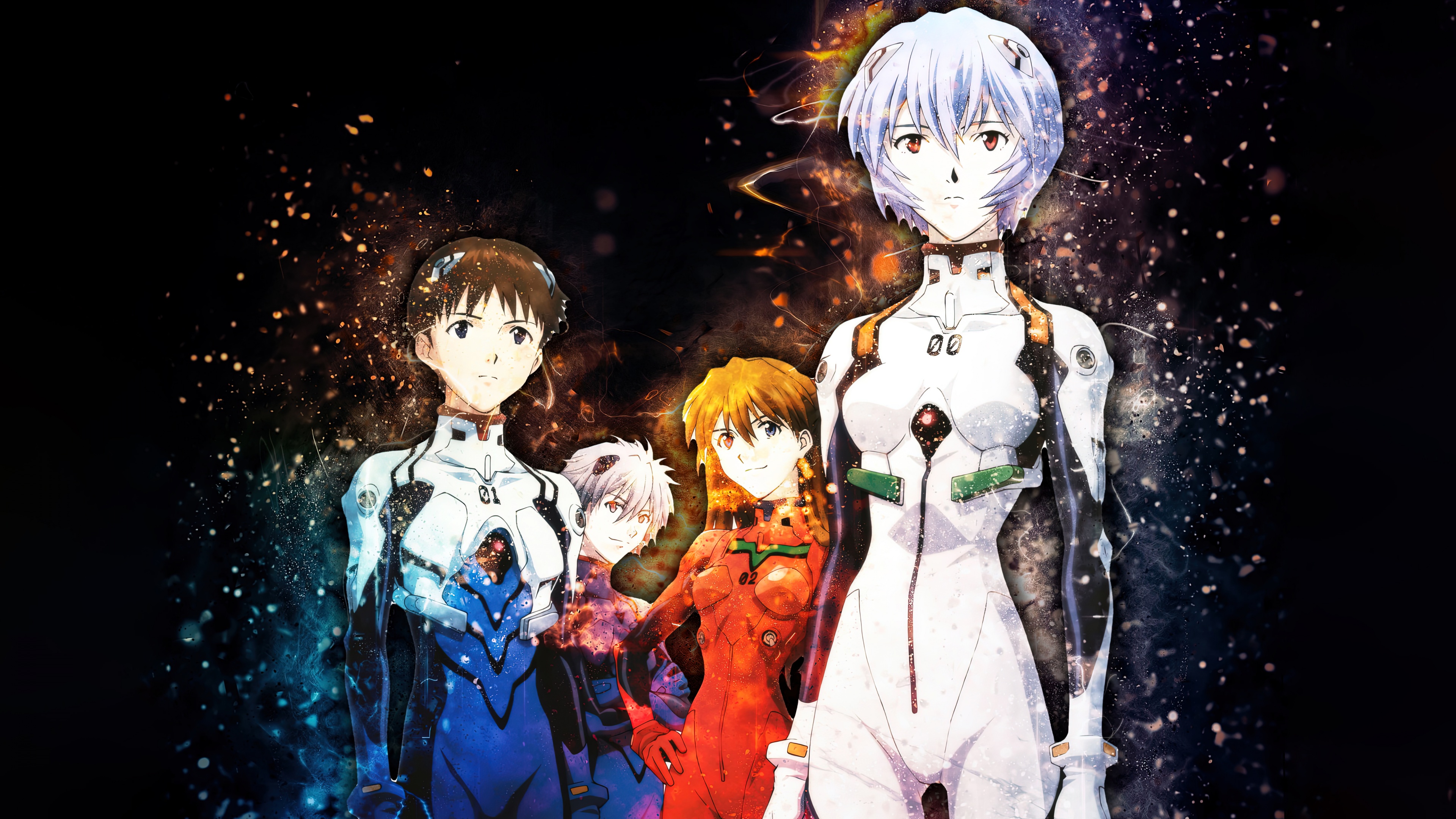 Neon Genesis Evangelion Wallpaper 4k Poster Shinji Ikari