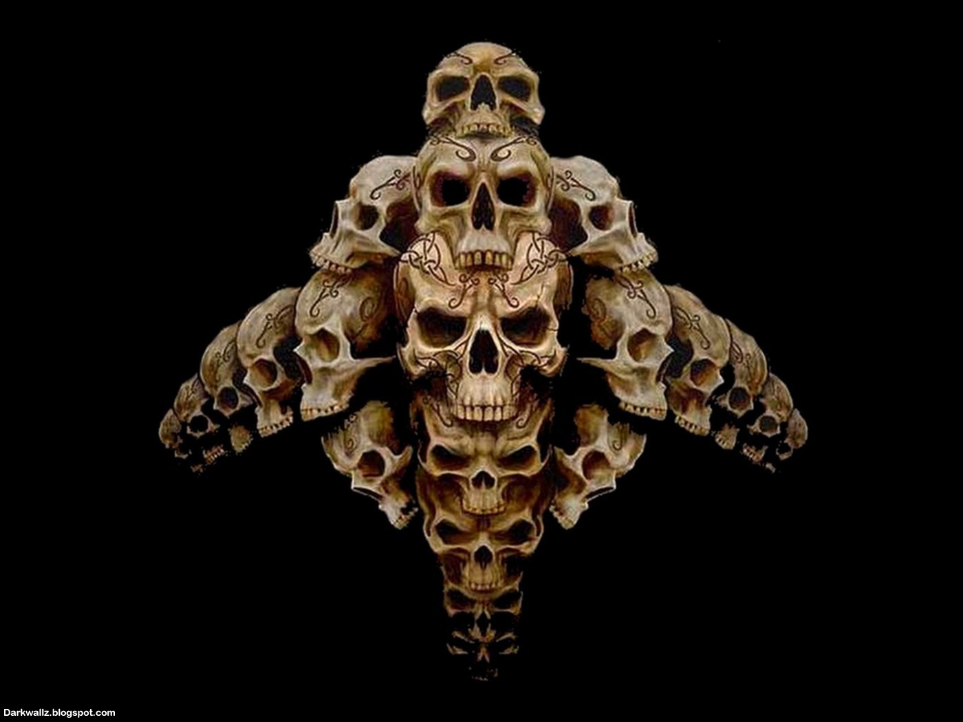 Skulls Wallpaper Dark Skull