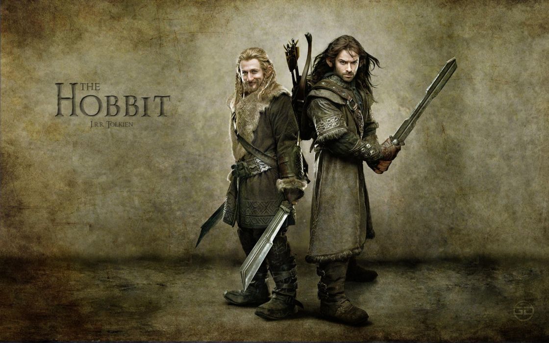 Movies Dwarfs Journey The Hobbit Arrows Swordsman Bow Weapon