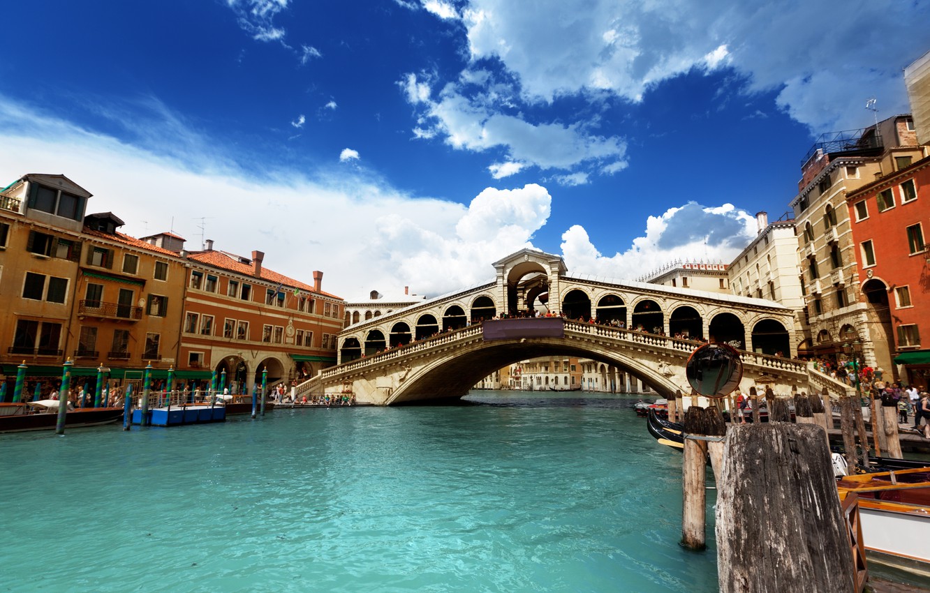 Wallpaper The Sky Water Clouds People Home Italy Venice