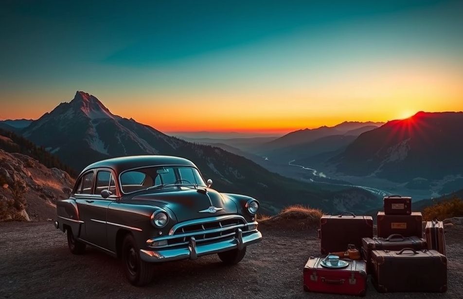 Travel Retro Wallpaper